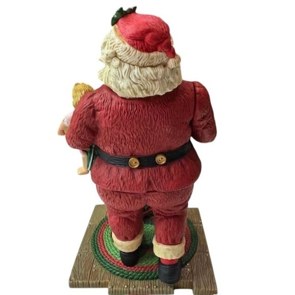 Enesco Musical Santa Figurine 1985 "My Favorite Things" Christmas Decor - Picture 3 of 7